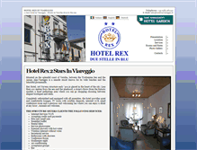 Tablet Screenshot of en.hotelrexviareggio.it